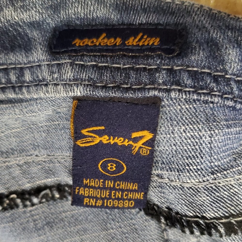 Seven7 Rocker Slim Boot Cut Jeans - Picture 5 of 7